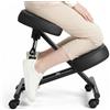 VEVOR Sedia Ergonomica Inginocchiata Regolabile Sedia da Ginocchio Ergonomica Altezza Regolabile Sedile da Ginocchio Contro il Dolore Collo Schiena Telaio in Metallo a Forma di X, Carico max 120 kg