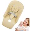 Generic Durabl - Fodera per seggiolone per bambini, in pelle PU, cuscino per la pappa | Supporto imbottito impermeabile per sedile, inserto per sedia da pranzo, morbido tappetino di sicurezza per bambini e