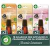 Airwick Ricariche Per Diffusore Di Oli Essenziali Armonia Istantanea, Confezione Da 6 Ricariche Per Il Diffusore Di Oli Essenziali, Profumatore Per Ambienti Con Fragranze Miste,
