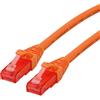 Roline cat6 utp cu lszh cavo ethernet arancione 5m