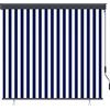 vidaXL Tenda a rullo per esterni 160x250 cm blu e bianca