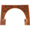 Fine Asianliving Antico cancello cinese intagliato a mano 3 pezzi L195xH153cm