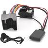 OEM Adattatore stereo per auto con microfono, modulo Bluetooth, cablaggio audio, cavo AUX, adattatore radio con interfaccia musicale per C2/C3/C4/C5/C6