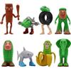 OEM Tung Tung Tung, statuetta Sahur, rossa, stampata in 3D, Tralalero Tralala, BRR Patapim, oggetto da collezione