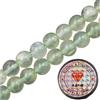 OEM Perline decorative in plastica con record per decorare braccialetti Perline con pietre sfuse per il fai da te Braccialetto terapeutico con pietre energetiche 6 mm = 128 pezzi e 1 rotolo di filo Prehnite AAA 6 mm