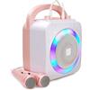 OEM Set karaoke per adulti con 2 microfoni, rosa