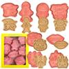 OEM Set di 8 stampini per biscotti di Halloween: stampini a forma di zucca, pipistrello, fantasma, teschio, gatto, ragnatela, caramelle e cappello da strega, ideali per cucinare con i bambini; stampini per biscotti e fondant (F)