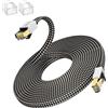 OEM Cavo Ethernet Cat8 da 30 m in nylon, 40 Gbps, RJ45, High Speed, 2000 MHz