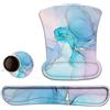 OEM Tappetino per mouse ergonomico in gel con imbottitura - Base antiscivolo - Ufficio domestico - Set di cuscinetti per polsi per tastiera - Set di cuscinetti per polsi ergonomici