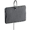 Gardenmate Set Di 10 Etichette Per Piante In Ardesia Con Sbarre Di Metallo - Stile naturale