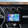 Loddery 2+64G Android 15 Autoradio Stereo per Audi TT MK2 2006-2014 con Carplay Android Auto, 9 pollici Touch Screen Radio Lettore Multimediale con navigazione GPS Mirror Link FM RDS SWC WiFi Bluetooth