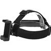 Erchineko Supporto per Cinghia da Testa Regolabile per Action Camera e Telefono Cellulare, Supporto con Rotazione a 120°, Imbottitura in Gomma Morbida Antiscivolo, Design con Slitta Fredda