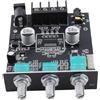Aolidsive Scheda Amplificatore di Potenza Bluetooth Modulo Amplificatore Stereo in Lega di Alluminio 50 W più 50 W a Doppio Canale con Regolazione del Tono di Ingresso AUX per Altoparlanti Audio