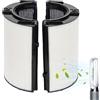 Sgizoku Filtro di ricambio 2 in 1 HEPA compatibile con purificatore d'aria Dyson DP04 HP04 HP06 HP07 HP09 PH01 PH02 PH03 TP04 TP06 TP07 TP09, 360° Glass H13 HEPA & filtro a carbone attivo, #965432-01 & 970341