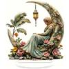 Baoblaze Statua di fata della, scultura decorativa in acrilico di angelo, statuina di fata nella, ornamento da scrivania, per mensola, soggiorno,