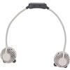 POENVFPO Ventilatore Portatile da Collo, Ventola Sospesa Indossabile Rotante a Doppia Testa a 360° con Tubo Flessibile Pieghevole e 2 velocità per Ufficio, Viaggi, attività All'aperto (WHITE)