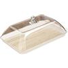 FytStycale Alzata per Torte con Coperchio Trasparente, Porta Torte, Vassoio Organizer per Servire Dolci E Formaggi con Coperchio, Perfetto per La Decorazi, Xl 41.5 Cm X 29 Cm X