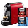 Bialetti Super, Macchina Caffè Espresso Incluse 32 Capsule, Funziona esclusivamente con Capsule Bialetti, Rosso