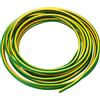 Merriway Bulk Hardware BH01518 Cavo di Terra a Singolo Conduttore 6491X, 5 m x 6 mm, Giallo/Verde