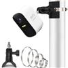 Akoemxeeo Supporto universale per fotocamera eufyCam 2, supporto da parete per 2C/2C Pro/S330 eufyCam 3/S300 3C/S3 Pro/SoloCam S220/SoloCam C210 e altri con foro per vite da 1/4 (1 pezzo)