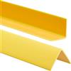 ProfiPVC Profilo Angolare PVC 50x50mm, 150cm - Listello di protezione in plastica flessibile - Striscia autoadesiva - Riparo dei profili angolari e bordi, facile da installare, Giallo