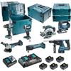 Makita SET DI 7 MACCHINE MAKITA (DDF484 + DTD154 + DGA506 + DHS680 + DHR243 + DTM51 + DJV182) - DLX7014PTJ