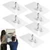 Generic Ganci adesivi per pittura, 6 adesivi senza trapano, 5 x 8 cm, adorabili ganci resistenti per telaio, ganci compatti da parete per cucina, casa, posto di lavoro, dormitorio