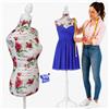 BAKAJI Manichino Sartoriale Femminile con 50 Spilli Modello Flowers Sartoria Donna