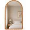 Shally Dogan Specchio ad Arco Struttura in Legno Quercia Decorazione Design Moderno 46x60cm