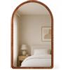 Shally Dogan Specchio ad Arco Struttura in Legno Rovere Decorazione Design Moderno 46x60cm
