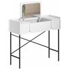 Shally Dogan Toeletta Trucco Bianco Moderna Mobile Salvaspazio con Cassetti e Specchio