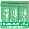 Chilly, Salviettine Fresco, Salviette Igiene Intima, Azione Protettiva con Me...