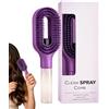 Générique Spray Comb Hair Tool, Mist Detangling Brush, Anti Frizz Hairstyling Comb with Water Spray System, Quick Refresh Hair Care Device, Portable Grooming Accessory for Women Home Daily Use
