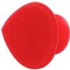 Zanthicia Spazzola detergente morbida portatile regalo adorabile pratico strumento di massaggio strumenti di bellezza creativi per il negozio casa da viaggio, Rosso