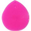 Zanthicia Spazzola detergente morbida portatile regalo adorabile pratico strumento di massaggio strumenti di bellezza creativi per il negozio casa da viaggio, Rosa rossa