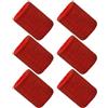 alloneslife 6 pz Athletic Sweatband Tennis Sweatbands Basket Polso Sudore Fascia Sportiva Polsino Polso Sweatbands