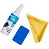 AUYXSSZ Goditi Racchette pulite con Lo Spray detergente per Racchette da Pickleball Progettato per la rimozione Efficace di Oli, Sporco e Polvere. Detergente, con Spugna, 14.5x4 cm