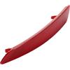 INFINAUTO Riflettore paraurti posteriore sinistro Riflettore paraurti laterale No.BS71515C0BD per FORD FIESTA 2015-2019 Plastica Rossa Resistente
