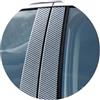 BXBDEKQGL Modanatura del montante Per Dodge Per Ram 1500 2500 3500 2019-2023 Stile Fibra Carbonio Copertura Montante B C Porta Finestrino Sticker(Carbon Fiber)
