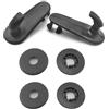 KIXZSAZ 4 pezzi/kit di plastica per tappetini per autoveicoli clip di fissaggio rimovibili accessori di fissaggio di ricambio per Avanza/Innov