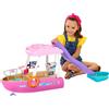 Mattel Barbie Barca dei Sogni, Playset con piscina, scivolo, un delfino e 20+ acces...