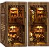 Comius Sharp Kit Book Nook DIY per Adulti, Modellismo 3D Creativo per Decorare Librerie, K...