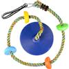 Katomi Arrampicata Corda Altalena Bambini Con Piattaforma e Disco Set Playset...