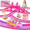 iKidiki Unicorno Bambina Regalo 3 4 5 6 7 8 Anni, Pista Macchinine Giochi Bam...