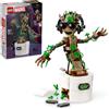LEGO | Marvel Groot Ballerino, Personaggio Giocattolo da Costruire con Funzio...