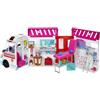 Barbie Playset Ambulanza, veicolo di primo soccorso con luci, suoni e 20+ ac...