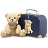 Steiff 114021 Orsacchiotto Ben - 21 cm - peluche - beige in valigia