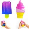 Lumosmart Gelato Squishy Squeeze Fidgets colorato estivo sensoriale antistress Fidget Ice Lolly Set regalo per adulti Ansia Rilassamento Ghiacciolo Gelato a forma di cono Fidget per casa ufficio (2 pezzi)