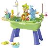 Zetqhuu Tavolo Acqua per Bambini - Giocattoli Sensoriali Elettrici da Piscina - Set Gioco Lavello Cucina Estivo | per Bambini e Bambine Interno Giardino Prato Spiaggia Giochi Casa