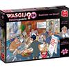 Jumbo Wasgij Destiny 24, Business as Usual, puzzle da 1000 pezzi per adulti, colorato, stimolante e stimolante per adulti, puzzle the future, 100% cartone riciclato, 1000 pezzi Jumbo